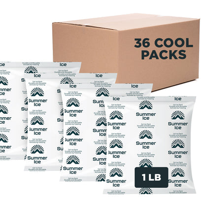 Pallet of 1,800 Gel Ice Packs | 1 lb Each | 36 per Case, 50 Cases